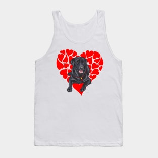 Labrador Queen of Hearts! Especially for Labrador Retriever owners! Tank Top